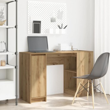 vidaXL Γραφείο Αρτισιανή Δρυς 120x42x76cm από Επεξεργασμένο Ξύλο 1 τεμ.
