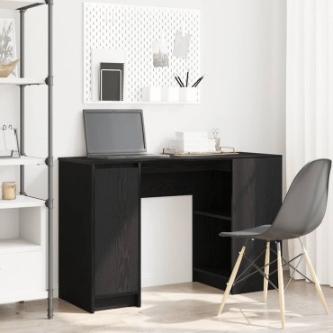 vidaXL Γραφείο Μαύρο Δρυς 120x42x76cm από Επεξεργασμένο Ξύλο 1 τεμ.