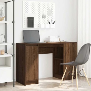 vidaXL Γραφείο Καφέ Δρυς 120x42x76cm από Επεξεργασμένο Ξύλο 1 τεμ.