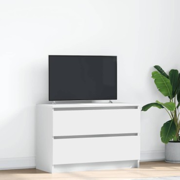 vidaXL Έπιπλο Τηλεόρασης Λευκό 80x35x54cm από Επεξεργασμένο Ξύλο