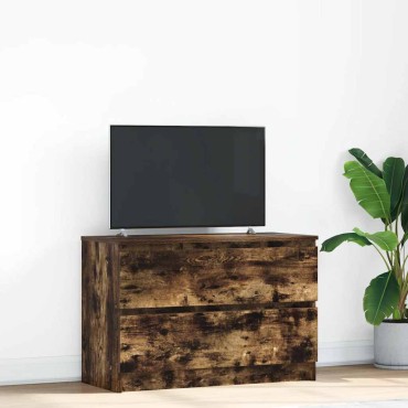 vidaXL Έπιπλο Τηλεόρασης Καπνιστή Δρυς 80x35x54cm Επεξεργ. Ξύλο