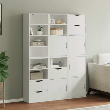 vidaXL Πλαϊνά ντουλάπια 6 τεμ. ODDA 40x24x79cm από Μασίφ Ξύλο Πεύκου