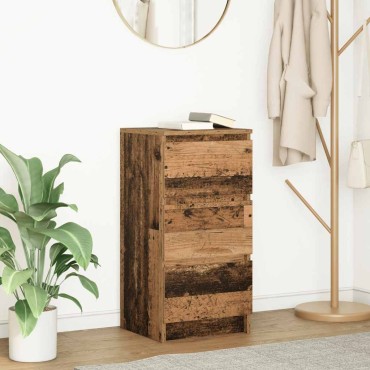 vidaXL Ντουλάπι Όψη Παλαιού Ξύλου 37,5x35x76cm από Επεξεργασμένο Ξύλο 1 τεμ.