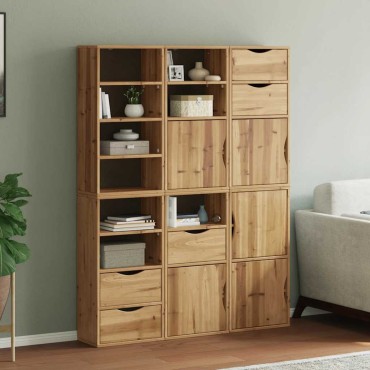 vidaXL Πλαϊνά ντουλάπια 6 τεμ. ODDA 40x24x79cm από Μασίφ Ξύλο Πεύκου
