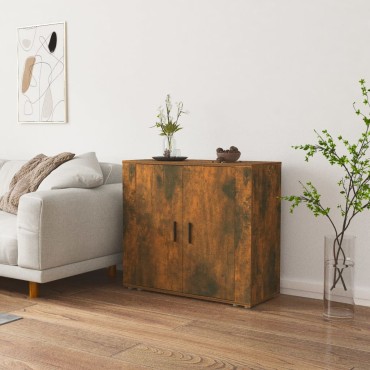 vidaXL Ντουλάπι Καπνιστή Δρυς 80x33x70cm από Επεξεργασμένο Ξύλο 1 τεμ.
