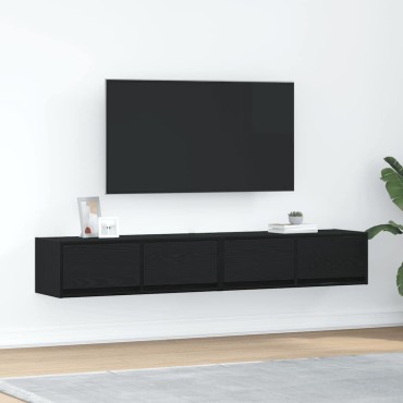 vidaXL Έπιπλα Τηλεόρασης 2 τεμ. 80x31x25,5cm Επεξεργασμένο Ξύλο