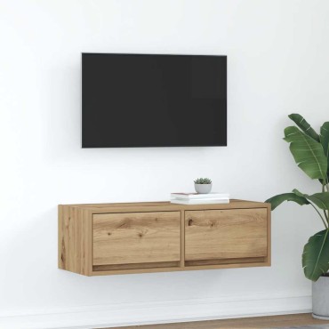 vidaXL Έπιπλο Τηλεόρασης 80x31x25,5cm Επεξεργασμένο Ξύλο