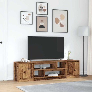 vidaXL Έπιπλο Τηλεόρασης Όψη Παλαιού Ξύλου 188,5x41x50cm Επεξ. Ξύλο