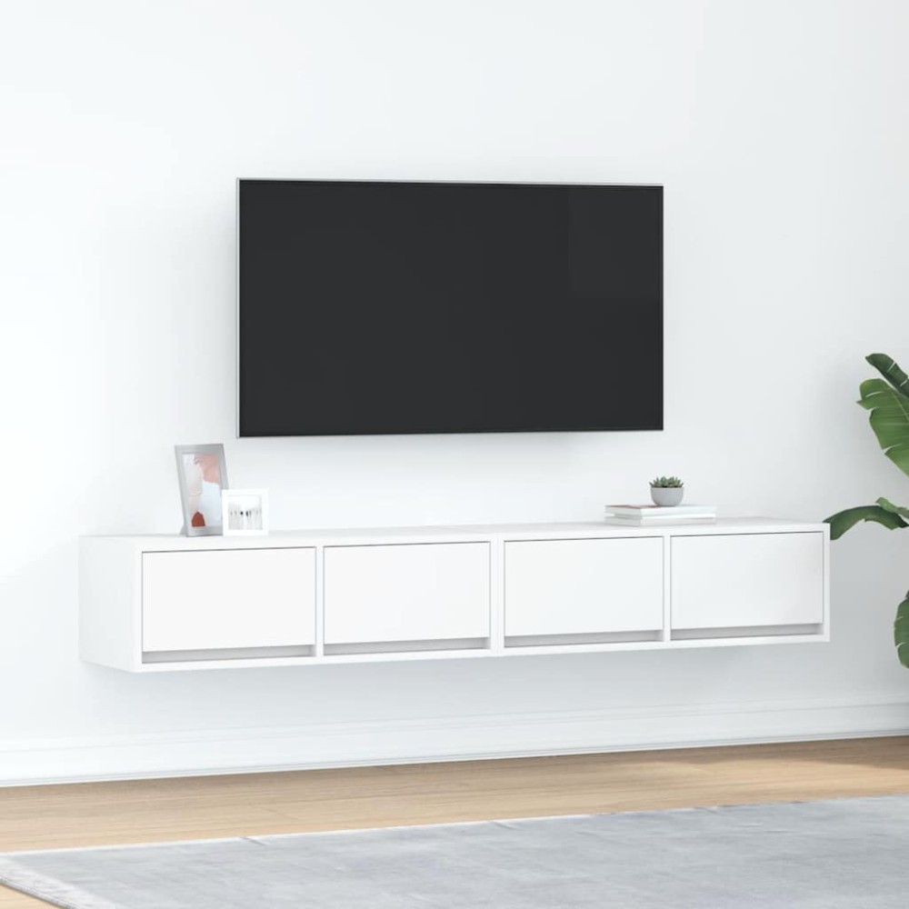 vidaXL Έπιπλα Τηλεόρασης 2 τεμ. 80x31x25,5cm Επεξεργασμένο Ξύλο