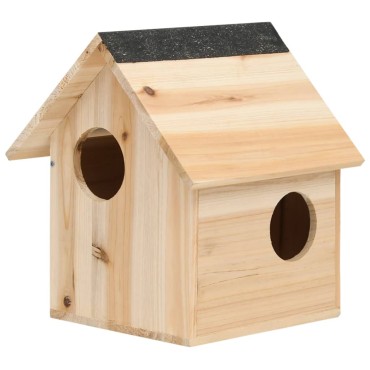vidaXL Σπιτάκι Σκίουρου 26 x 25 x 29 εκ. Μασίφ Ξύλο Ελάτης