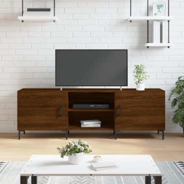 vidaXL Έπιπλο Τηλεόρασης Καφέ Δρυς 150x30x50cm Επεξ. Ξύλο