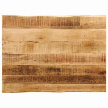 vidaXL Επιφάνεια Τραπεζιού 70x60x3,8cm Live Edge Μασίφ Ξύλο Μάνγκο 1 τεμ.