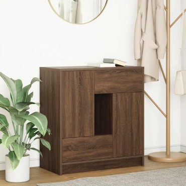 vidaXL Συρταριέρα με Συρτάρια και Πόρτες 70,5x34x74,5 εκ 1 τεμ.
