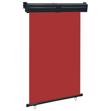 vidaXL Σκίαστρο Βεράντας Πλαϊνό Κόκκινο 125 x 250 εκ.