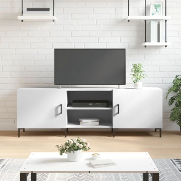 vidaXL Έπιπλο Τηλεόρασης Λευκό 150x30x50cm από Επεξεργασμένο Ξύλο