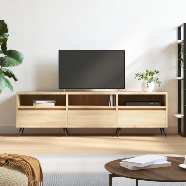 vidaXL Έπιπλο Τηλεόρασης Sonoma Δρυς 150x30x44,5cm Επεξ. Ξύλο