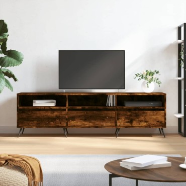 vidaXL Έπιπλο Τηλεόρασης Καπνιστή Δρυς 150x30x44,5cm Επεξ. Ξύλο