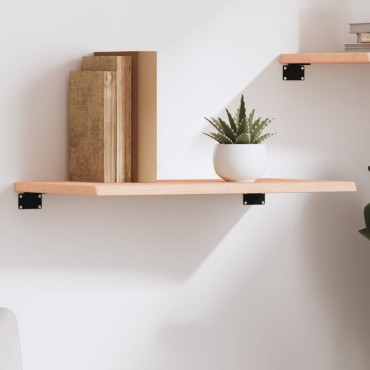 vidaXL Ράφι Τοίχου 60x30x2cm από Ακατέργαστο Μασίφ Ξύλο Δρυός 1 τεμ.