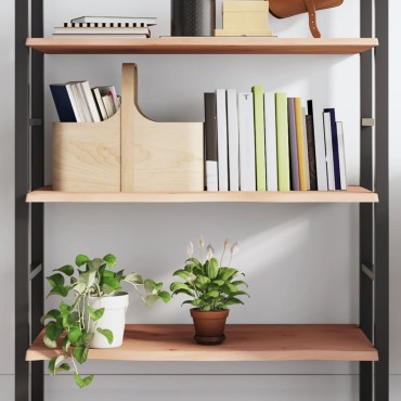 vidaXL Ράφι Τοίχου 100x50x2cm από Ακατέργαστο Μασίφ Ξύλο Δρυός 1 τεμ.