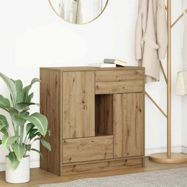 vidaXL Συρταριέρα με Συρτάρια και Πόρτες 70,5x34x74,5 εκ 1 τεμ.