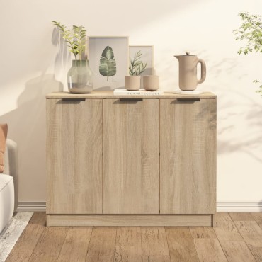 vidaXL Συρταριέρα Sonoma Δρυς 90,5x30x70cm από Επεξεργασμένο Ξύλο 1 τεμ.