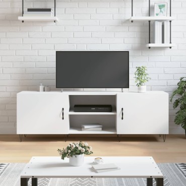 vidaXL Έπιπλο Τηλεόρασης Λευκό 150x30x50cm από Επεξεργασμένο Ξύλο