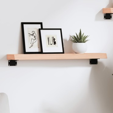 vidaXL Ράφι Τοίχου 60x10x4cm από Ακατέργαστο Μασίφ Ξύλο Δρυός 1 τεμ.