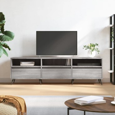 vidaXL Έπιπλο Τηλεόρασης Γκρι Sonoma 150x30x44,5cm από Επεξεργ. Ξύλο