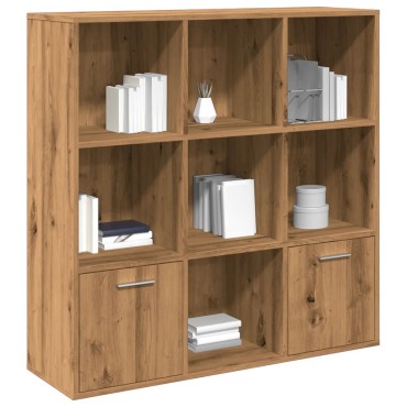 vidaXL Βιβλιοθήκη Artisan Δρυς 98x29x97,5cm Επεξεργασμένο Ξύλο 1 τεμ.