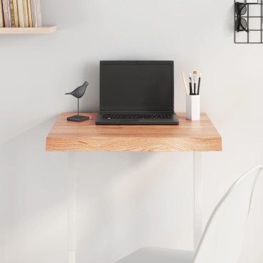 vidaXL Επιφ .Τραπεζιού Αν. Καφέ 60x40x(2-6)cm Επεξ. Μασίφ Ξύλο Δρυός