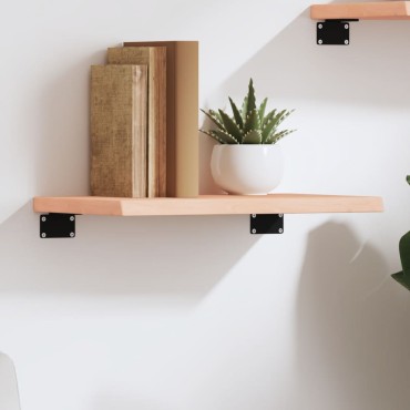 vidaXL Ράφι Τοίχου 40x20x2cm από Ακατέργαστο Μασίφ Ξύλο Δρυός 1 τεμ.