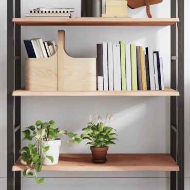vidaXL Ράφι Τοίχου 100x40x2cm από Ακατέργαστο Μασίφ Ξύλο Δρυός 1 τεμ.