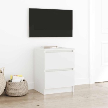vidaXL Έπιπλο Τηλεόρασης Λευκό 40x35x54cm από Επεξεργ. Ξύλο