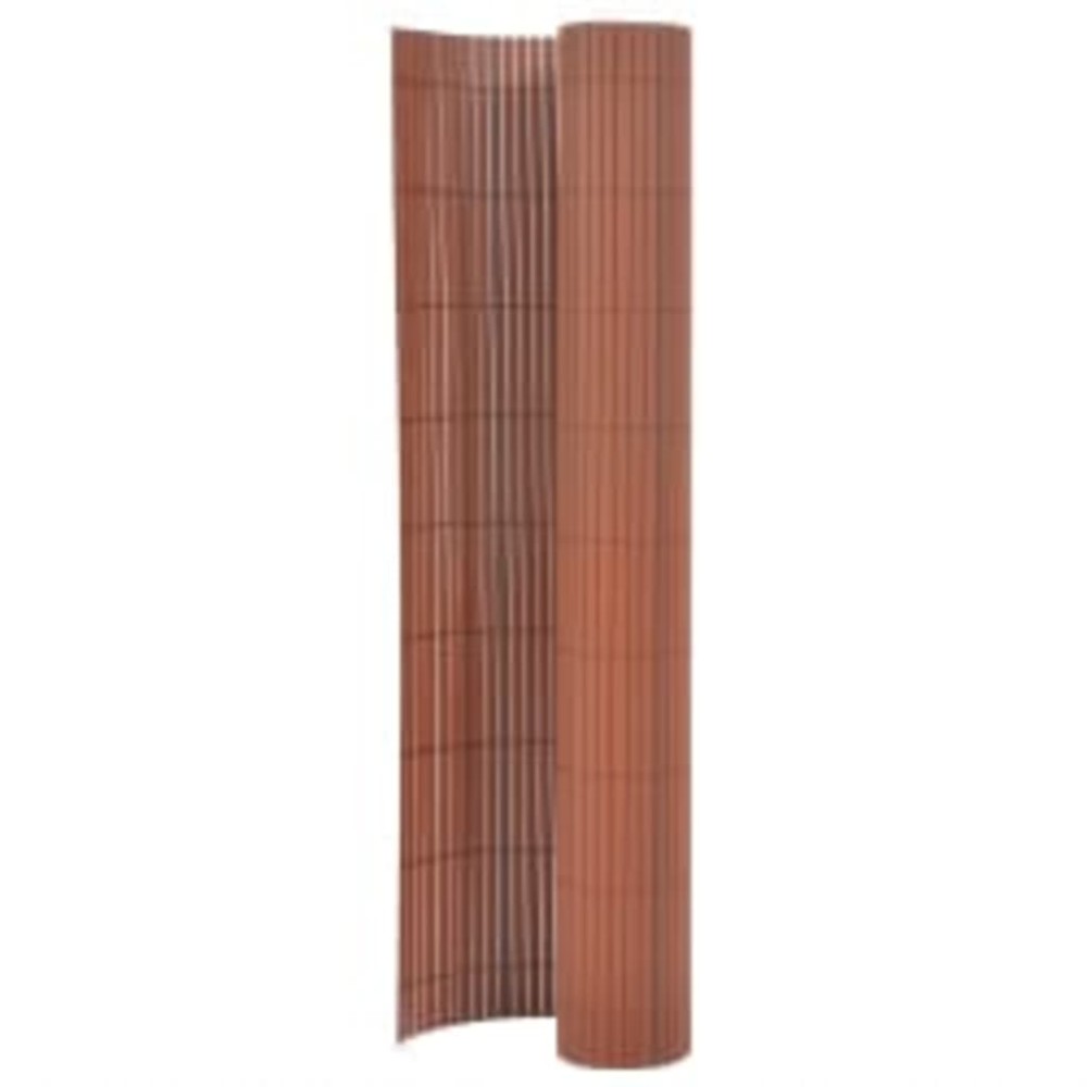 vidaXL Περίφραξη Κήπου Διπλής Όψης Καφέ 90x400cm