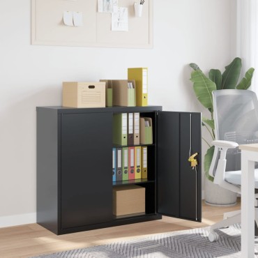 vidaXL Αρχειοθήκη Ανθρακί 90x40x90cm από Ατσάλι 1 τεμ.