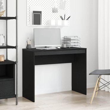 vidaXL Γραφείο Μαύρο Δρυς 90x40x72cm από Επεξεργασμένο Ξύλο 1 τεμ.