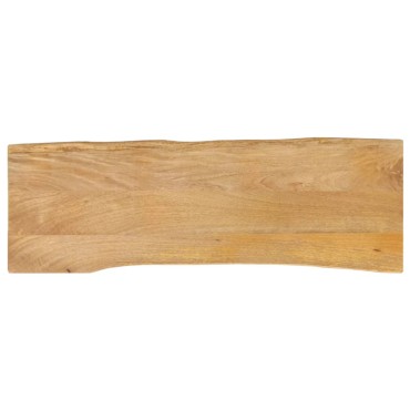 vidaXL Επιφάνεια Τραπεζιού 120x40x2,5cm Live Edge Μασίφ Ξύλο Μάνγκο 1 τεμ.