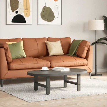 vidaXL Πόδια τραπεζιού σαλονιού Ανθρακί 2 τεμ. 50x(30-31)cm Ατσάλι