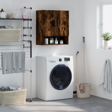 vidaXL Ντουλάπι Τοίχου Καπνιστή Δρυς 60x31x70cm Επεξεργασμένο Ξύλο 1 τεμ.