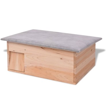 vidaXL Σπίτι Σκαντζόχοιρου 45 x 33 x 22 εκ. Ξύλινο