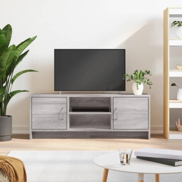 vidaXL Έπιπλο Τηλεόρασης Γκρι Sonoma 102x30x37,5cm από Επεξεργ. Ξύλο