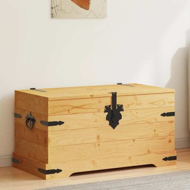 vidaXL Μπαούλο Μεξικάνικο Στιλ Corona 91x49,5x47cm Ξύλο Πεύκου 1 τεμ.