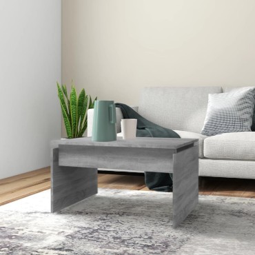 vidaXL Τραπεζάκι Σαλονιού Γκρι Sonoma 68x50x38cm Επεξεργασμένο Ξύλο 1 τεμ.