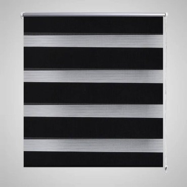 Σύστημα Σκίασης Ρόλερ Zebra Μαύρο 50 x 100 εκ.