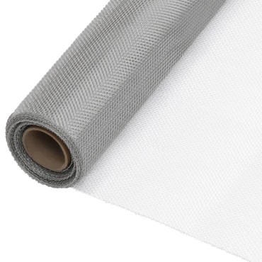 vidaXL Δικτυωτό Πλέγμα Ασημί 60x2000cm από Ανοξείδωτο Ατσάλι