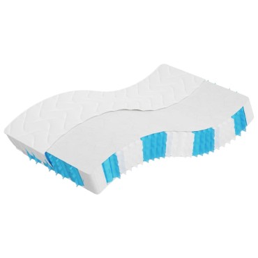 vidaXL Στρώμα με Pocket Springs Μεσαία Σκληρότητα 140x190cm 1 τεμ. - Διπλό