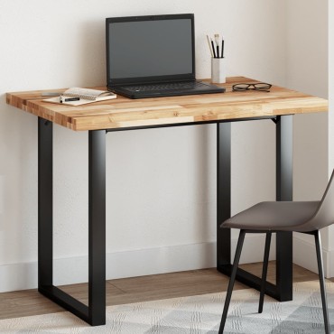 vidaXL Επιφάνεια Γραφείου Ορθογώνια 80x70x4cm Μασίφ Ξύλο Ακακίας