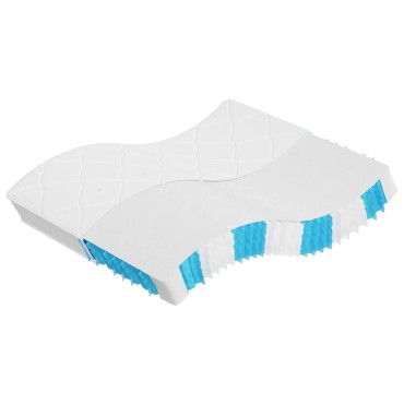 vidaXL Στρώμα με Pocket Springs Μεσαία Σκληρότητα 160x200cm 1 τεμ. - Διπλό