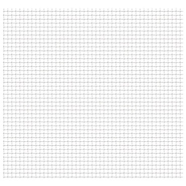 vidaXL Πλέγμα Κατσαρό Καρέ Φύλλα 50x50cm/21x21x2,5 χιλ. Ανοξ. Ατσάλι