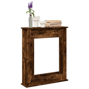 vidaXL Πλαίσιο Τζακιού Καπνιστή Δρυς 75x20x87,5 εκ. από Επεξ. Ξύλο